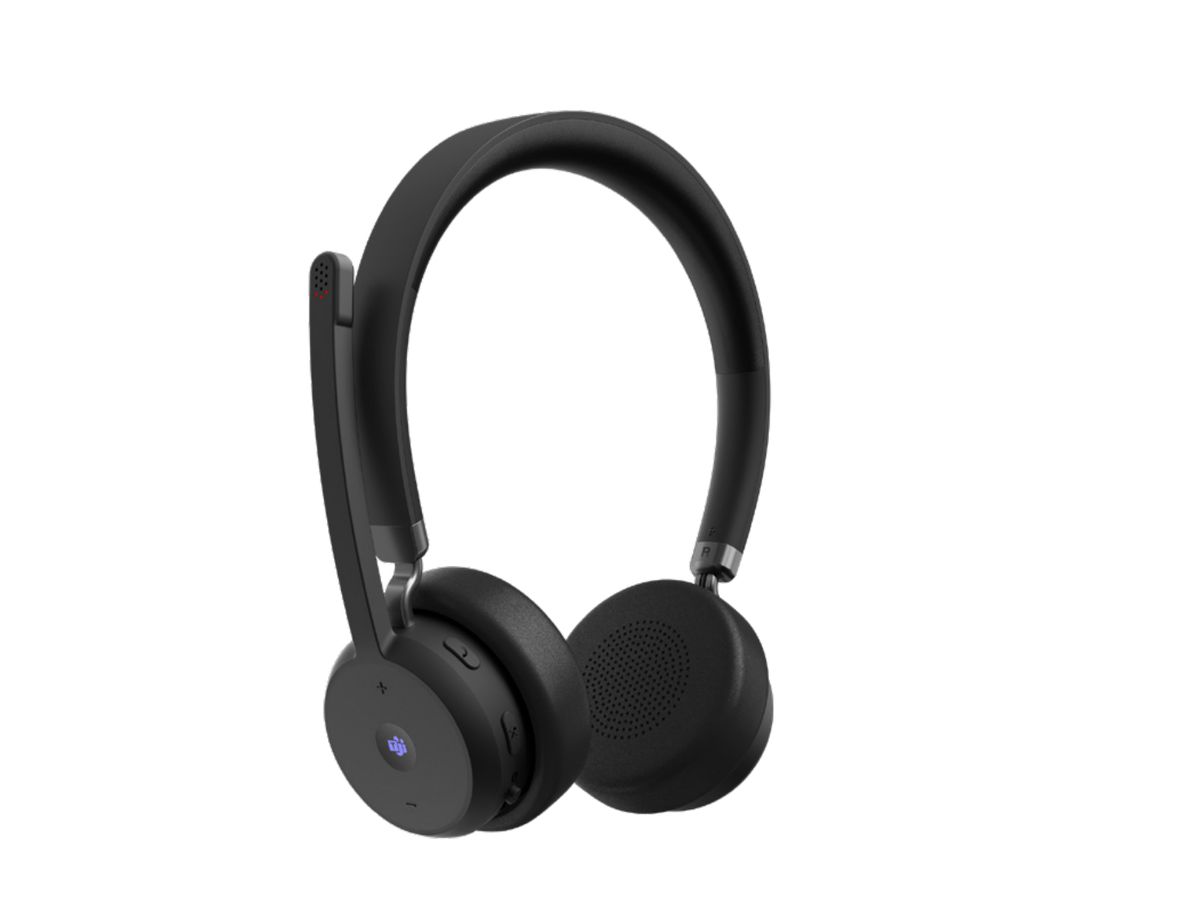Lenovo Wireless VoIP Headset Casque Sans fil Arceau Bureau/Centre d'appels Bluetooth Noir