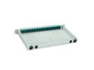 TELEGÄRTNER BASIS eco Panneau fibre optique, 24x SC Duplex, turquoise, OM3