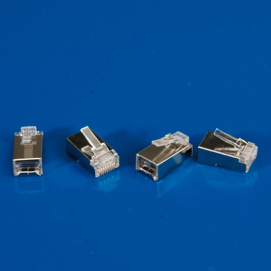 ROLINE Connecteur modulaire blindé, Cat.6 (Classe E), 10 unités