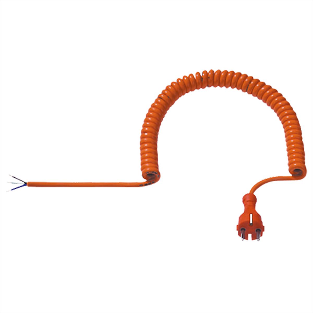 BACHMANN Câble spirale orange 1.0-5.0m, H07BQ-F 3G1.50