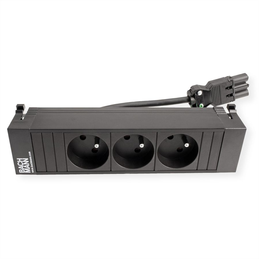 BACHMANN POWER FRAME 3xUTE court profilé plastique noir