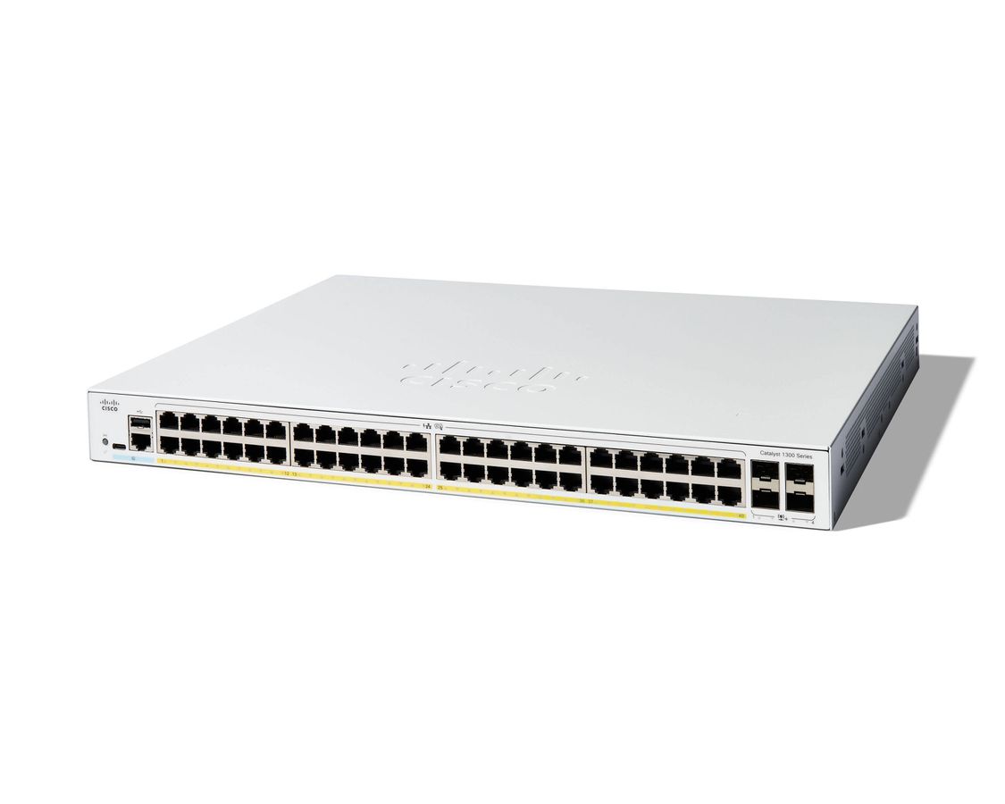Cisco C1300-48P-4X commutateur réseau Géré L2/L3 Gigabit Ethernet (10/100/1000) Blanc