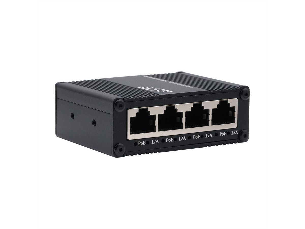 EXSYS EX-62021PoE-P Micro commutateur industriel Gigabit PoE à 5 ports, non géré