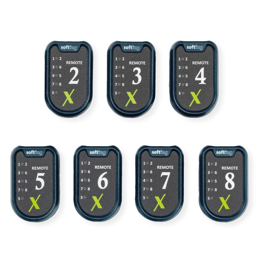 SOFTING Smart Remotes pour LinkXpert , Set de 7 pièces (#2 - #8)