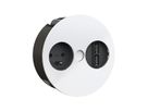 BACHMANN TWIST 1xUTE 1xUSB Chargeur courant 2,0m AEH,RAL9010 30GE