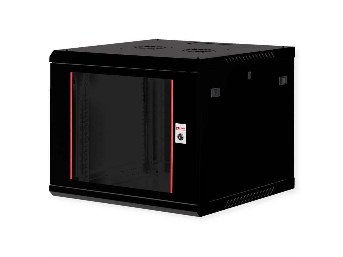 ROLINE 19" Boîtier mural Basic Plus 9U, 600x600 LxP noir