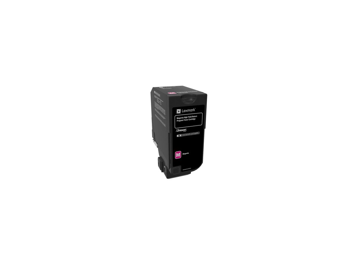 Lexmark 74C2HM0 Cartouche de toner Original Magenta 1 pièce(s)