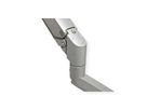ROLINE Support double LCD, fixation sur bureau, vérin à gaz, 5 articulations, 17-23", jusqu'à 2x 9 kg, argent