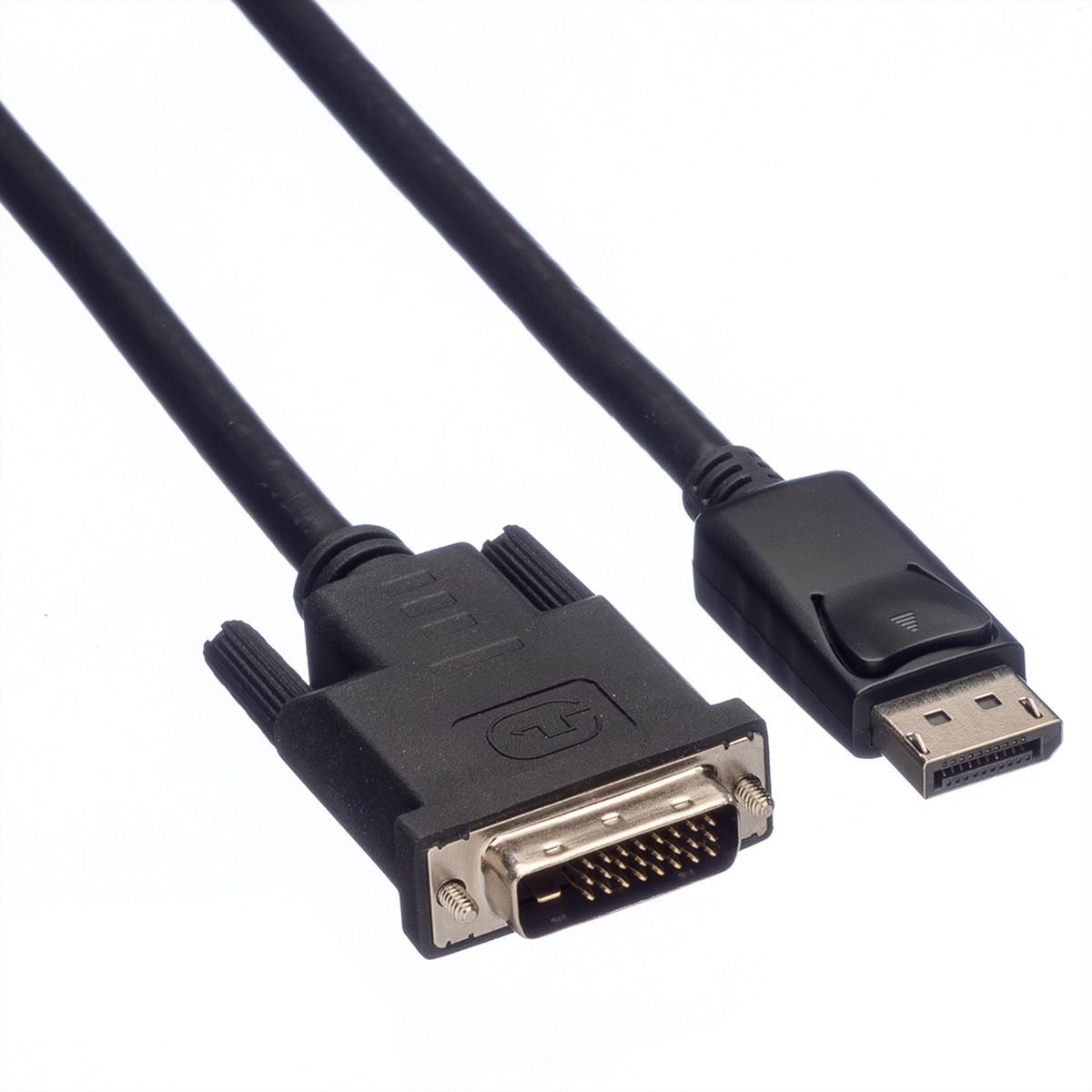 ROLINE Câble DisplayPort DP M - DVI M, LSOH, noir, 2 m