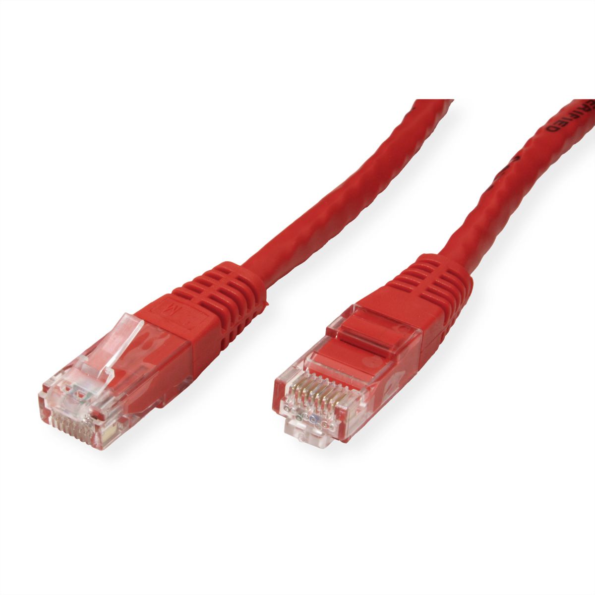 Cordon VALUE Cat.6 (Classe E) UTP confectionné, rouge, 5 m