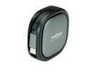 ROLINE Câble rétractable USB 2.0, 60W, C-C, M/M, noir, 1,2 m