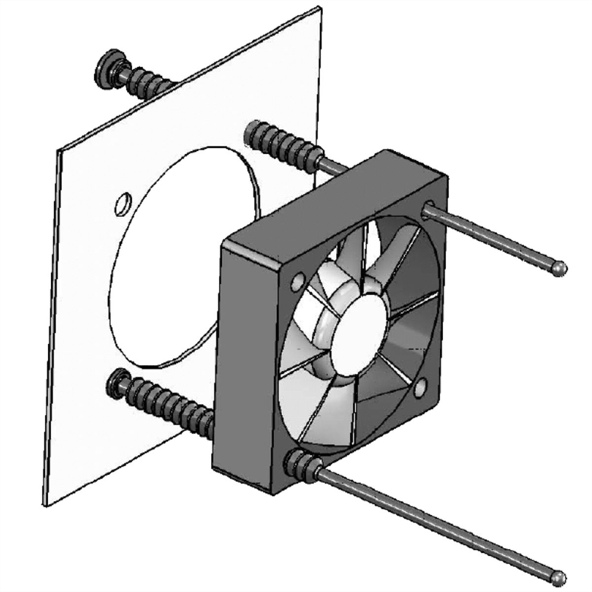Cordon de fixation pour ventilateur SCHROFF Interscale
