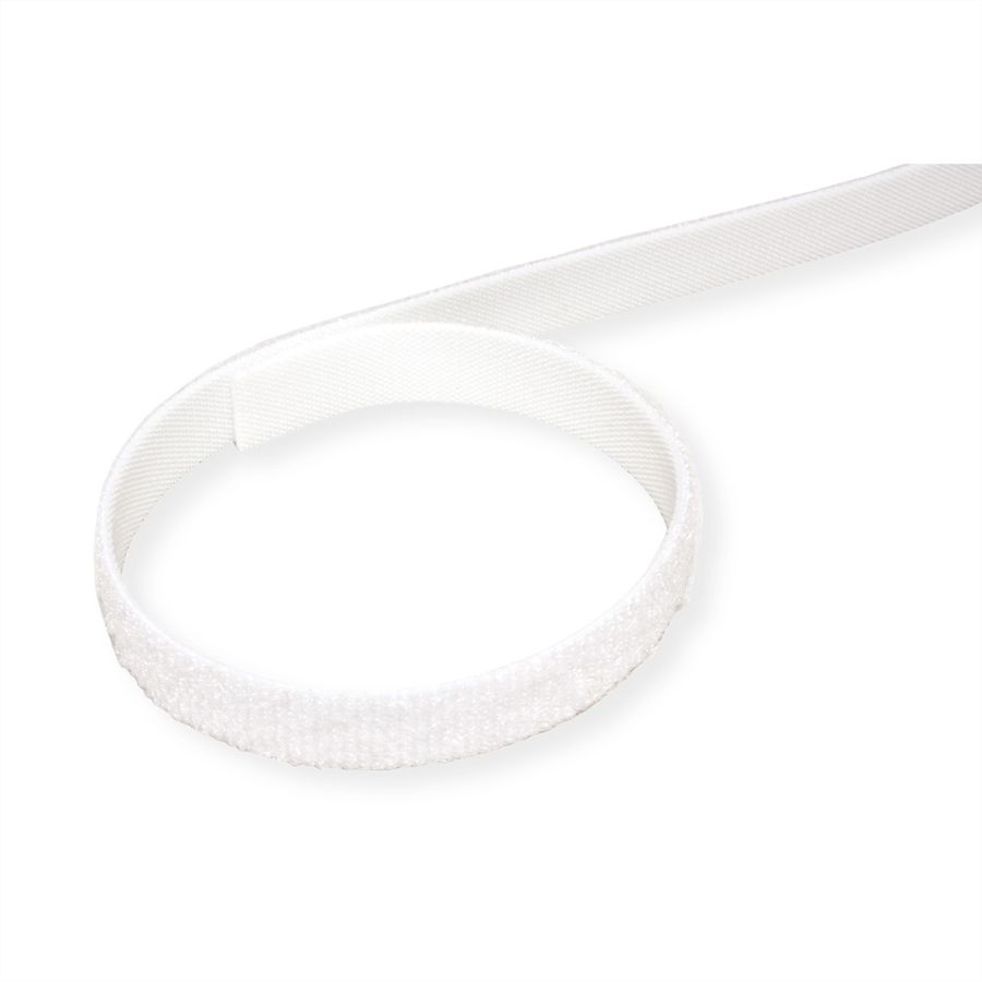 VELCRO® One Wrap® Bande 10 mm, blanc, 25 m