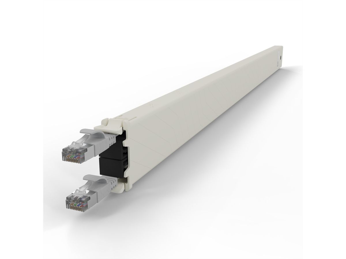 patchbox.one Cassette 30RU STP gris Cat.6a 1,8 m