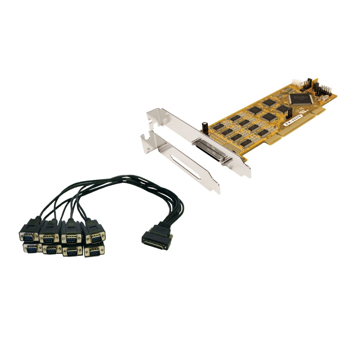 EXSYS EX-42378 Carte PCI 8x RS-232/422/485