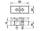 Kabelschlange® Flex II Set argent 75 cm