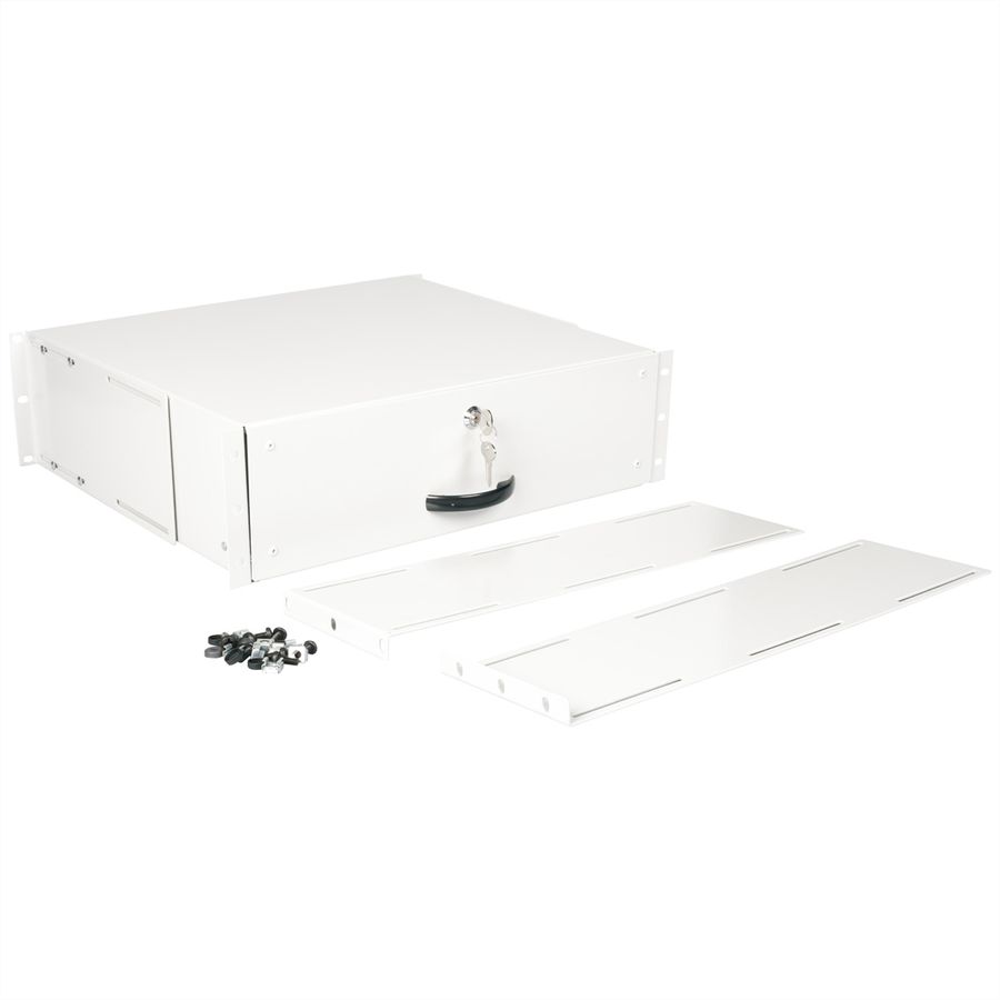 ROLINE 19" Tiroir pour clavier 3U, 400P fermable gris