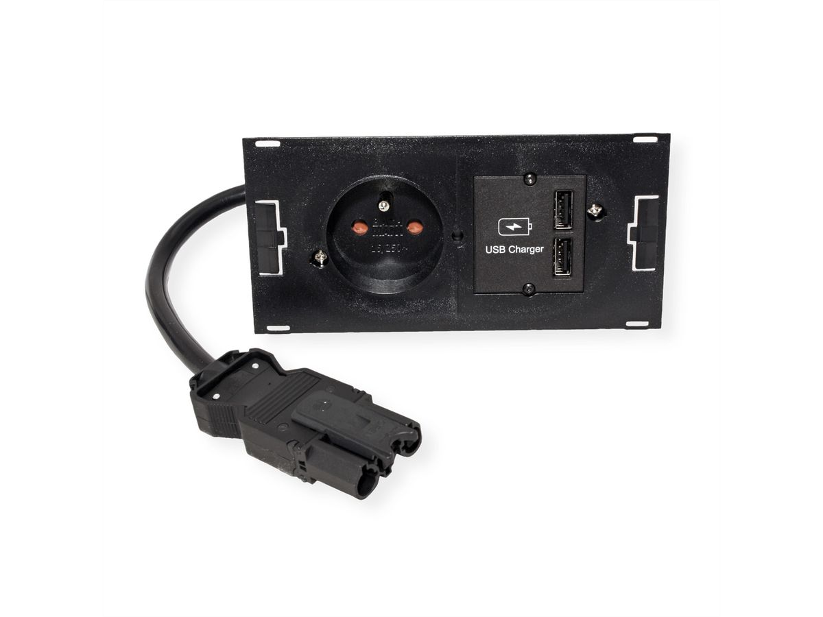 BACHMANN DUE Set 1xDUE UTE+USB Charger 1xDistributeur en T GST18 2m GST18