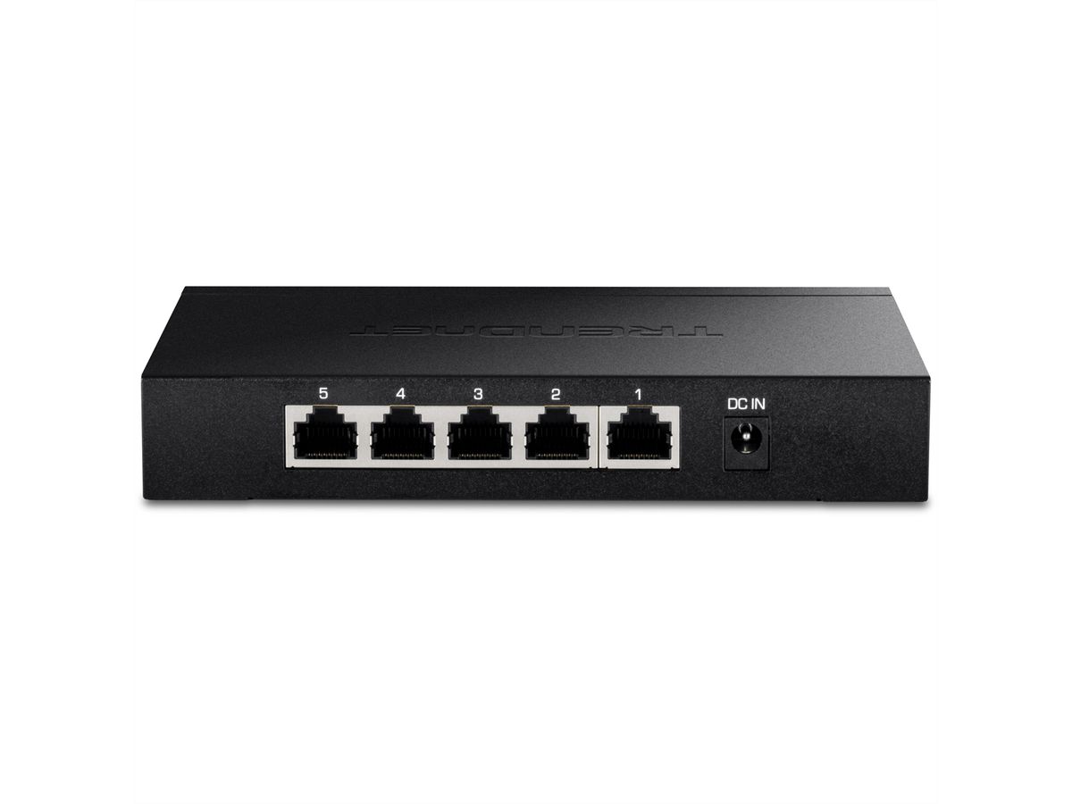 TRENDNET TEG-S350 Switch 2.5G non administrable à 5 ports, noir