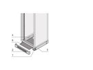 SCHROFF Eurorack Base/Plinth, perforé, 100H 600W 800D