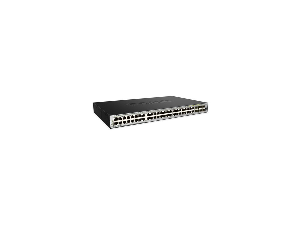 D-Link DGS-3630-52TC Géré L3 Gigabit Ethernet (10/100/1000) 1U Noir