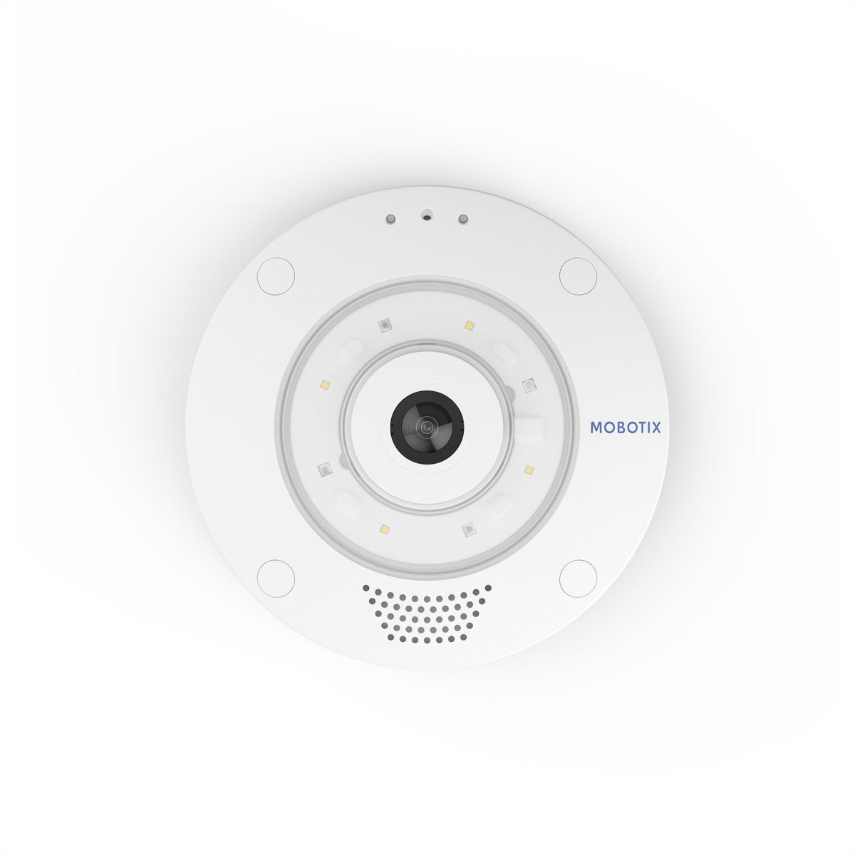Mobotix Q71B Caméra Fisheye 12 MP, 180°/360°, blanc lumière & IR-LED à 15m