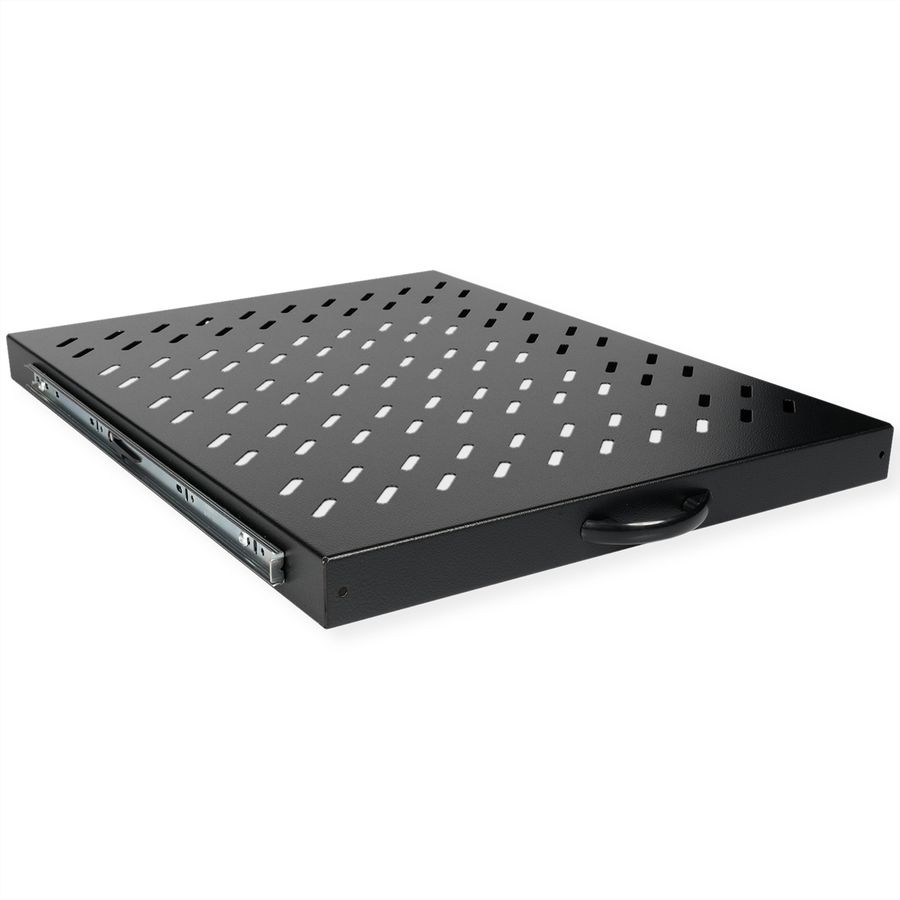 ROLINE 19" Etagère 1U, extractible 550P 25 kg noir