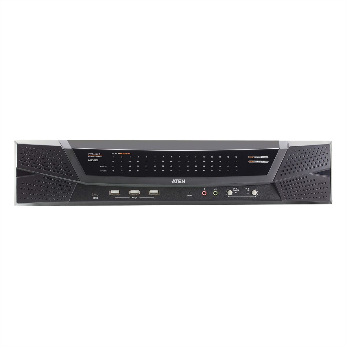 ATEN KN4064VB Commutateur KVM sur IP 64 ports Cat.5 Multi-Interface, 1 local/4 distant