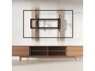 VALUE Support mural TV, très résistant, télescopique, inclinable, fixe, 55–105 pouces, jusqu'à 80 kg