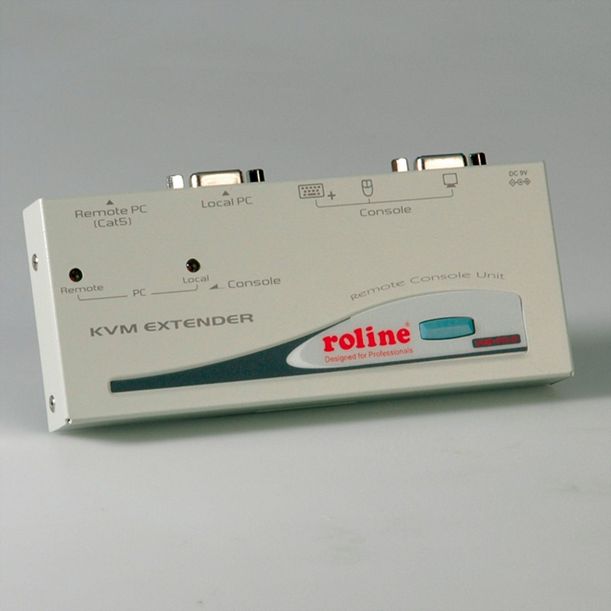 ROLINE Prolongateur Smart KVM via RJ-45, VGA, USB