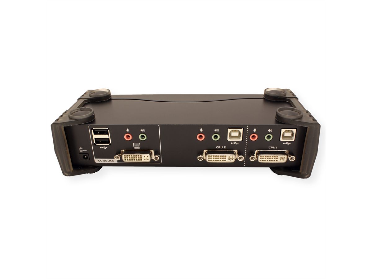 ATEN CS1762A Switch KVM DVI, USB, Audio, Hub USB, 2 ports