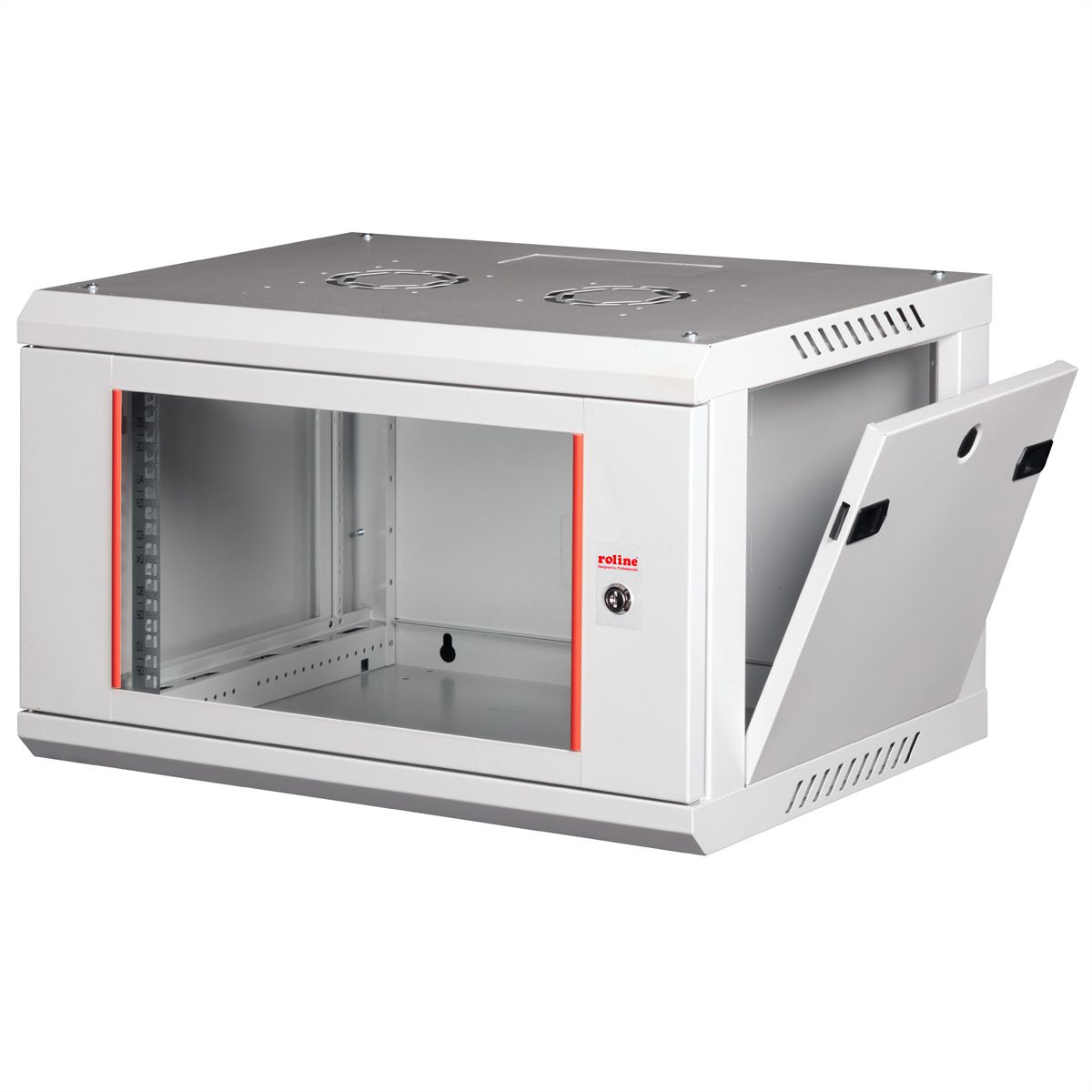 ROLINE 19" Boîtier mural Basic Plus 6U, 600x450 LxP gris