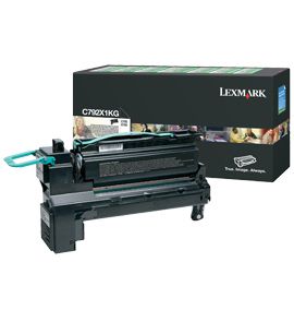Lexmark C792X1KG Cartouche de toner Original Noir 1 pièce(s)