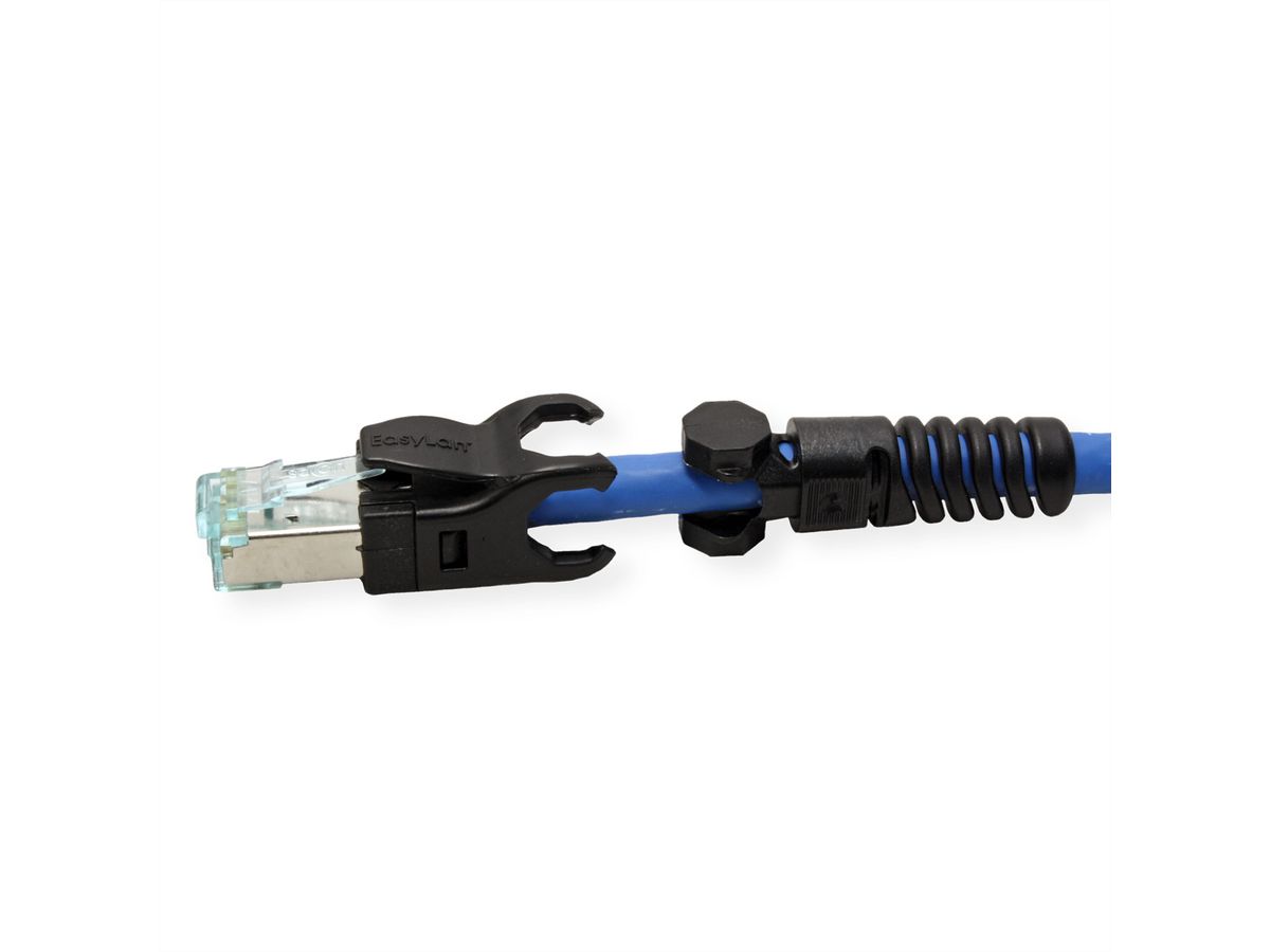 EasyLan VarioBoot Cordon Cat.6A, S/FTP, bleu, 2 m