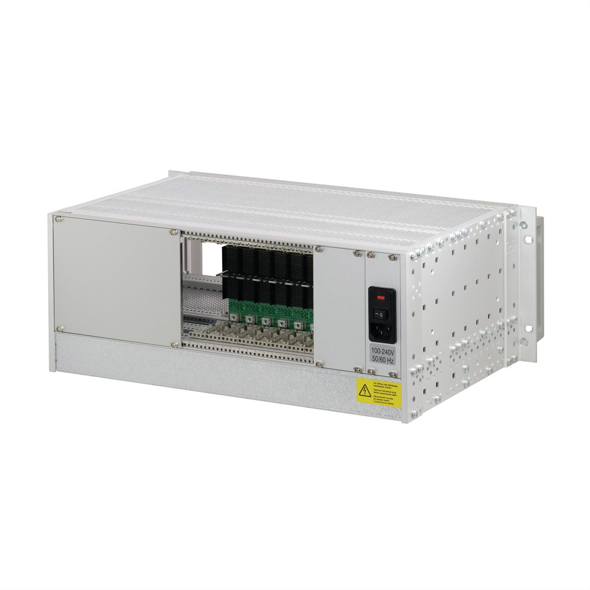 SCHROFF CPCI Serial System avec PSU enfichable, 4 U, 9 slots, avec rear I/O