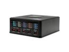 EXSYS EX-1106 Chargeur multiports High Power, QI 15W et USB-C PD à max. 160W