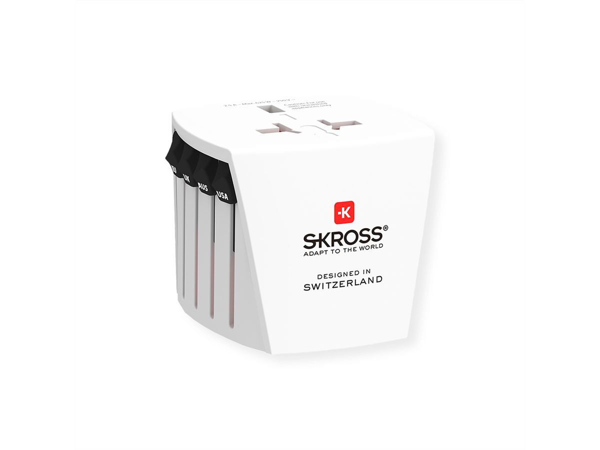 SKROSS Adaptateur de voyage universel MUV Micro, monde
