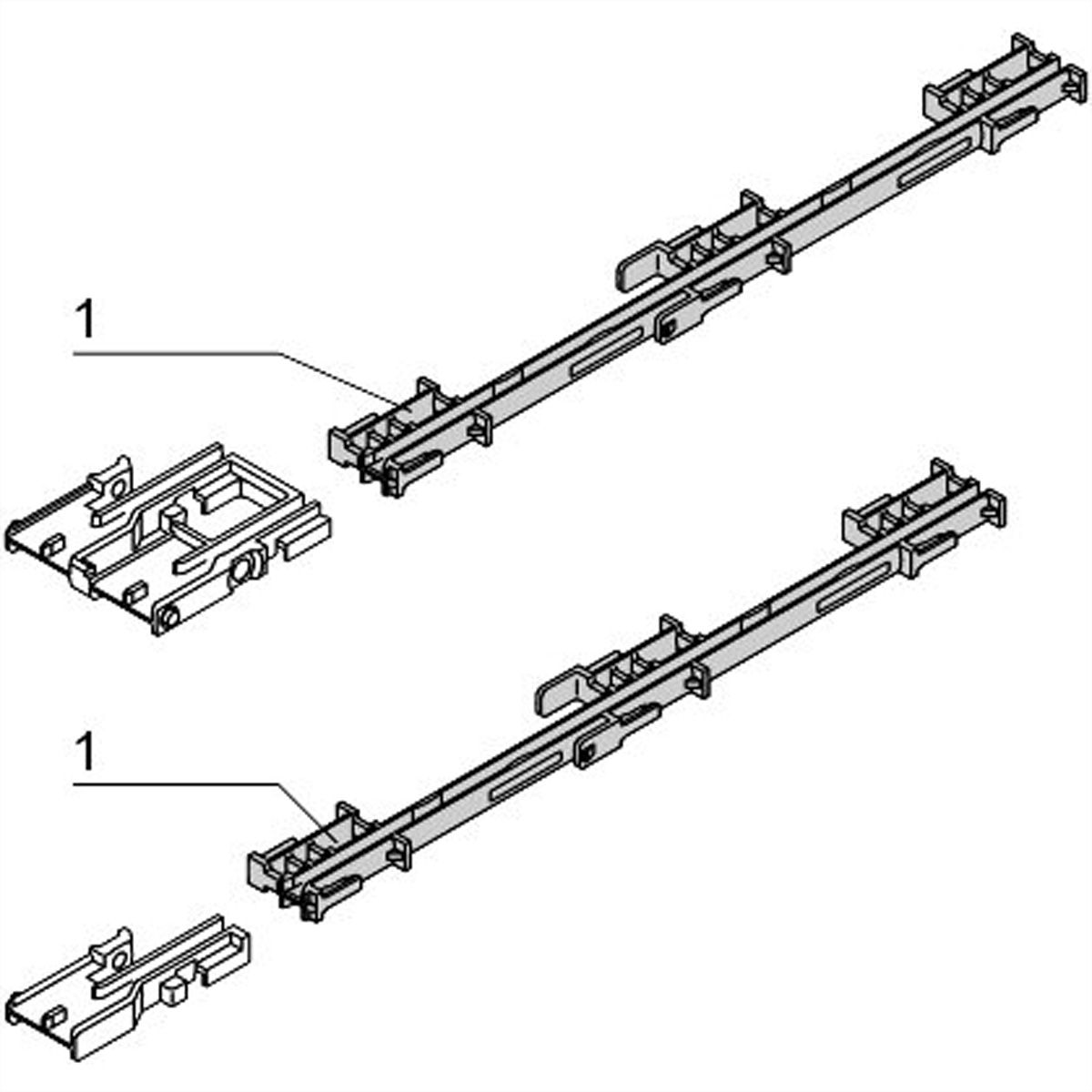 Guide-cartes SCHROFF pour modules AdvancedMC Compact et Full-Size