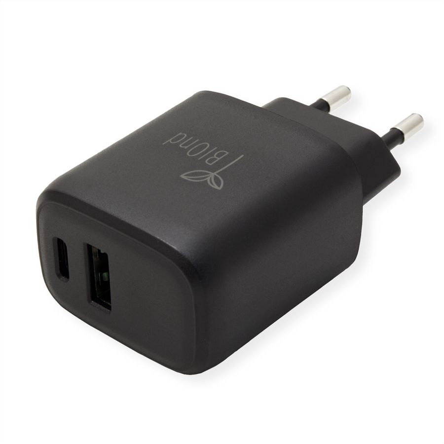BIOnd BIO-CMC-20W Chargeur USB, 2 ports USB-C