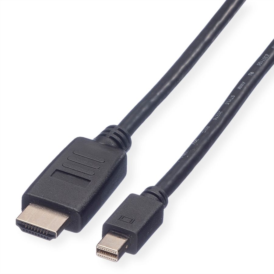 VALUE Mini DisplayPort Câble, Mini DP - HDTV, M/M, noir, 4,5 m