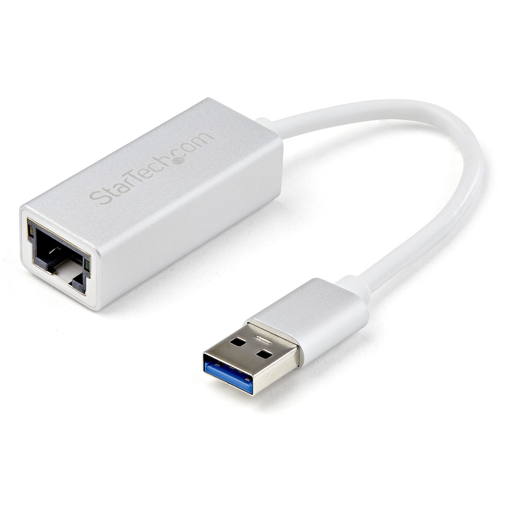 StarTech.com Adaptateur Réseau USB 3.0 vers Gigabit - Argent - Design Élégant en Aluminium pour MacBook, Chromebook ou Tablette - Support de Pilote Natif