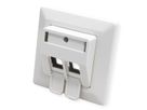 ROLINE Embase pour modules, 2 ports, pour keystones