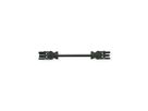 BACHMANN Câble prolongateur GST18-3 Mâle / coupleur, noir, 1,5 m