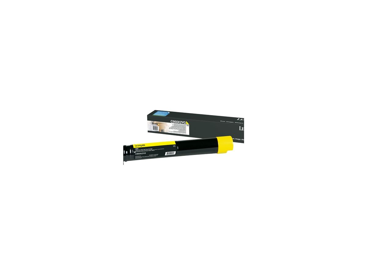 Lexmark C950X2YG Cartouche de toner Original Jaune 1 pièce(s)