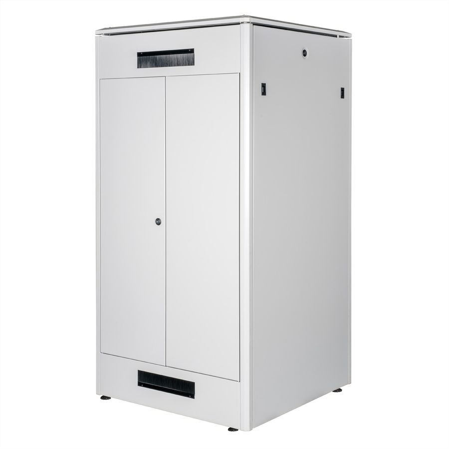 ROLINE 19" Baie réseau Pro 32U, 800x800 LxP Porte verre gris