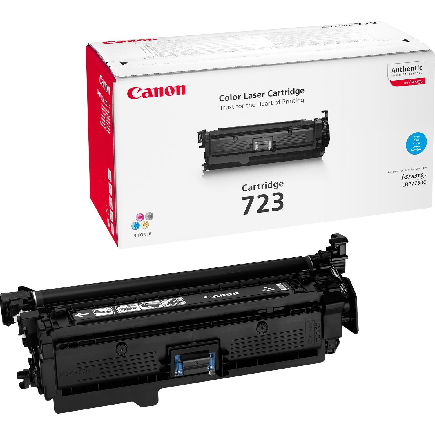 Canon 723C Original Cyan 1 pièce(s)