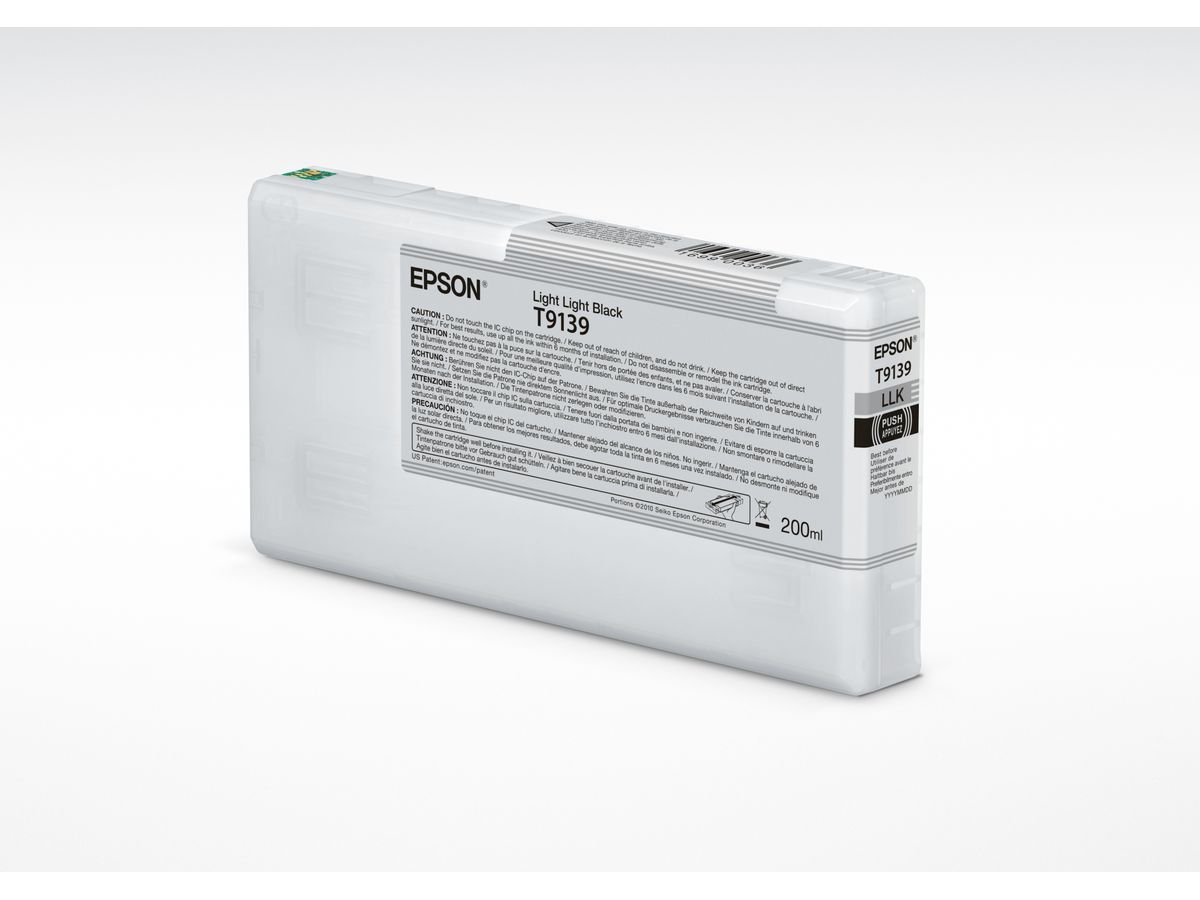 Epson T9139 Light Light Black Ink Cartridge (200ml)