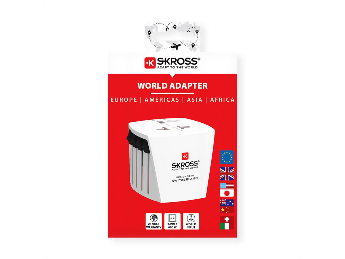 SKROSS Adaptateur de voyage universel MUV Micro, monde