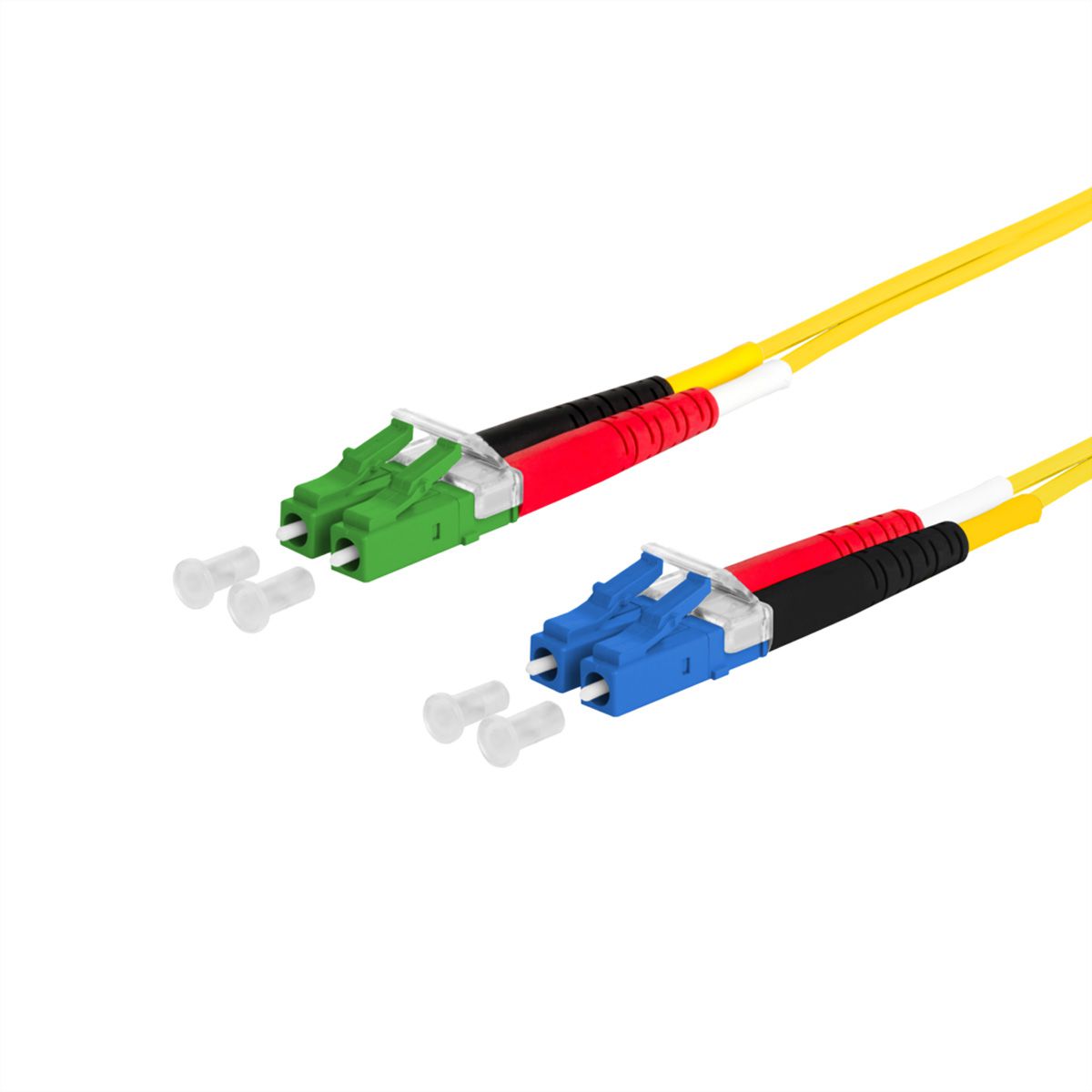 METZ CONNECT OpDAT cordon de brassage, LC-D/LC-D APC OS2, 2 m