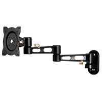 ROLINE Bras LCD pivotant, 5 pivots, montage mural, noir